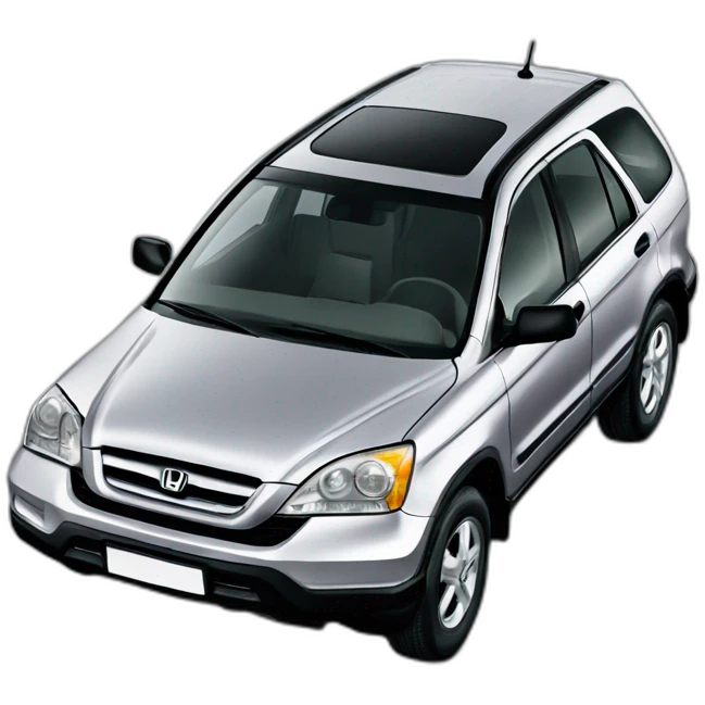 Honda CR-V 2004 gris emoji
