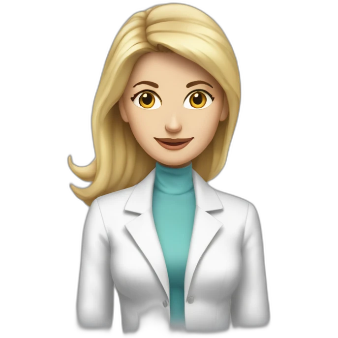 Posh-Radiologist-performing-breast-mammography-to-leni-klum emoji