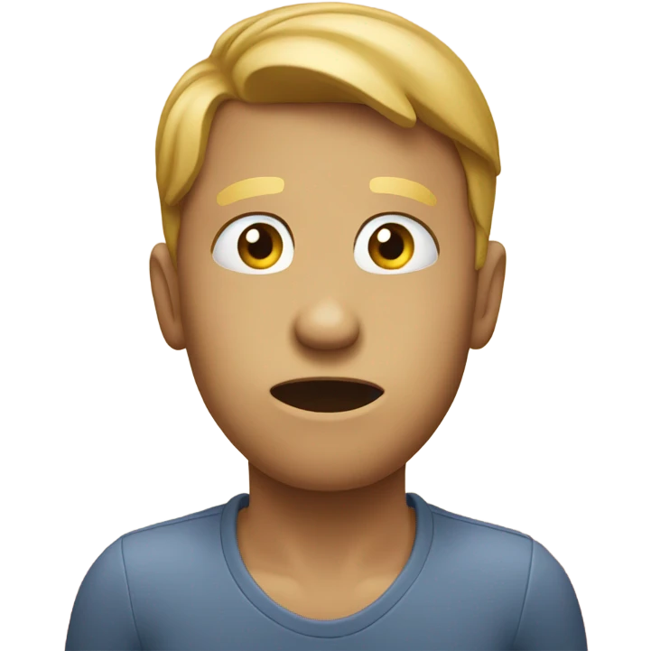 emoji itching neck emoji