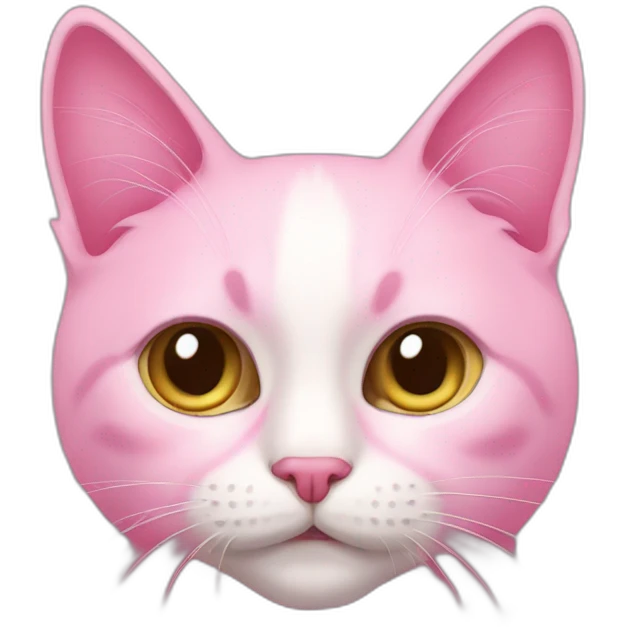 cat pink emoji
