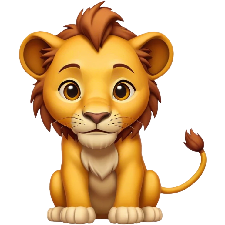 The lion king emoji