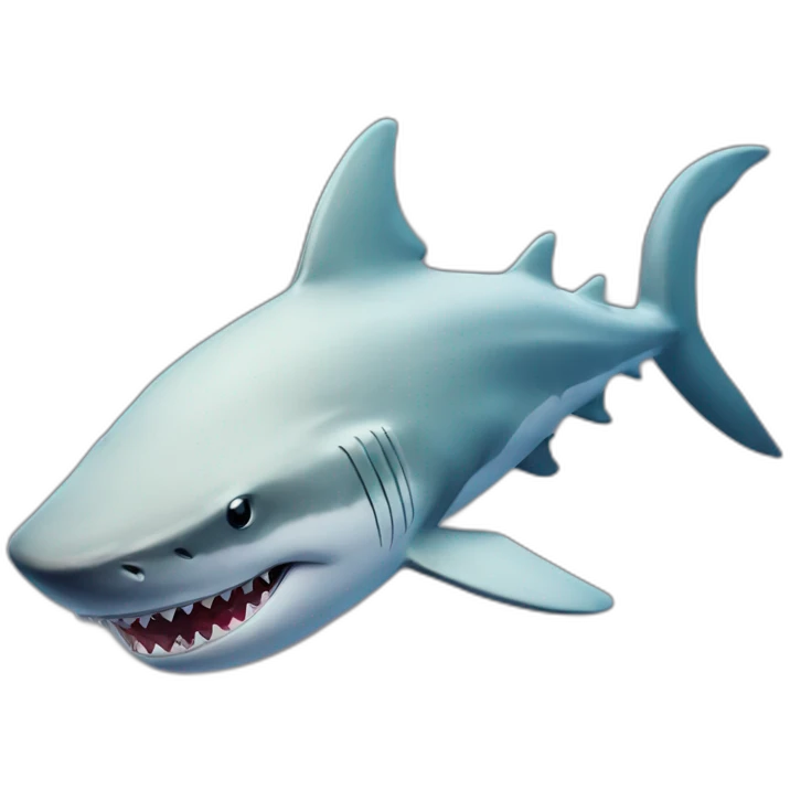un requin démon emoji