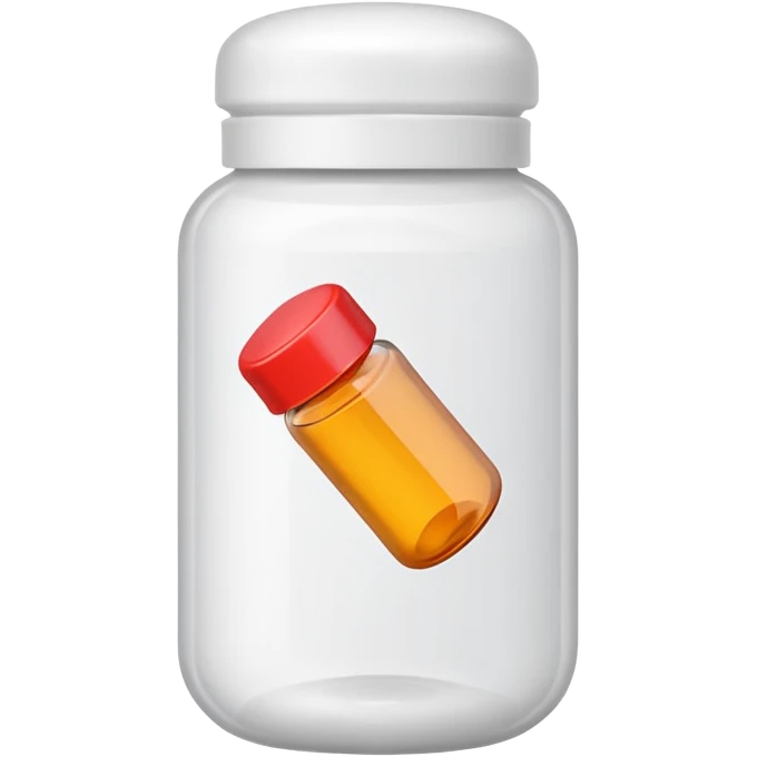 Pill bottle emoji