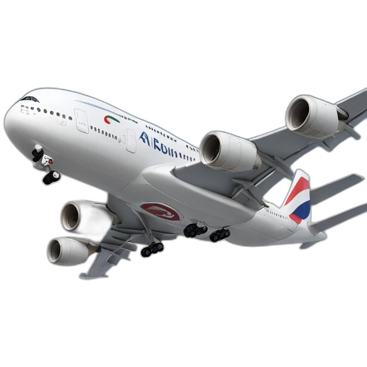 Airbus A380 avec quatre reacteur emoji