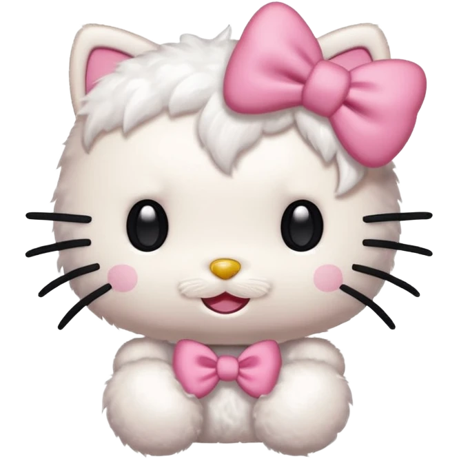 Hello kity emoji