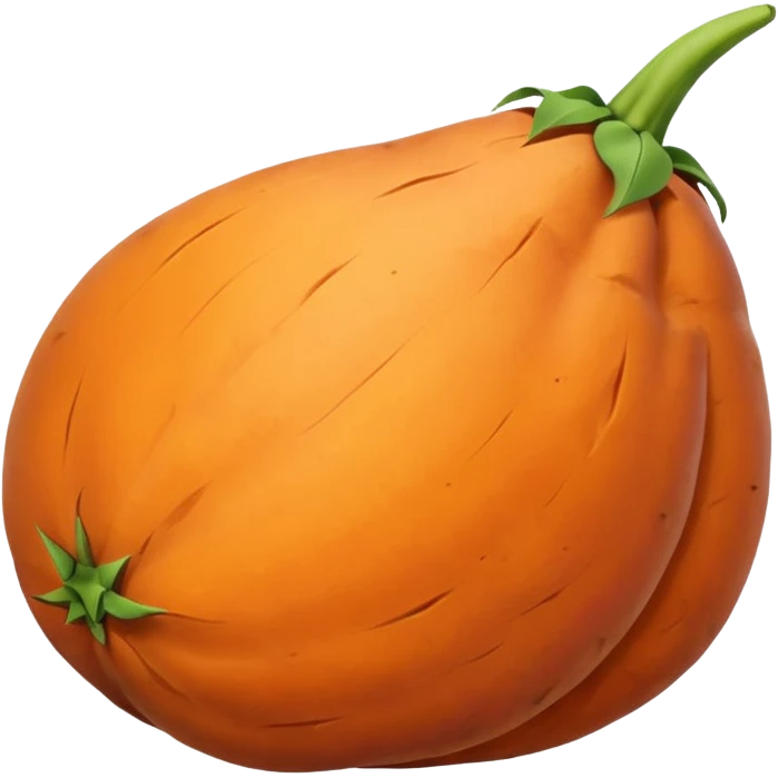 pointy sweet potato emoji