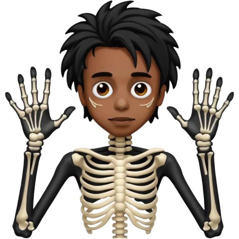 Make a Playboi Carti yvl skeleton hand emoji emoji