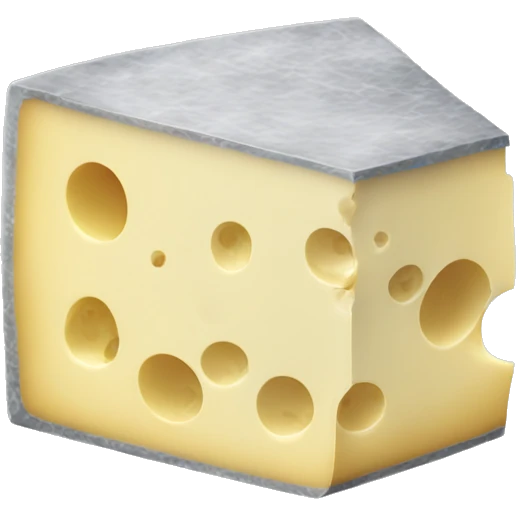 grey cheese emoji
