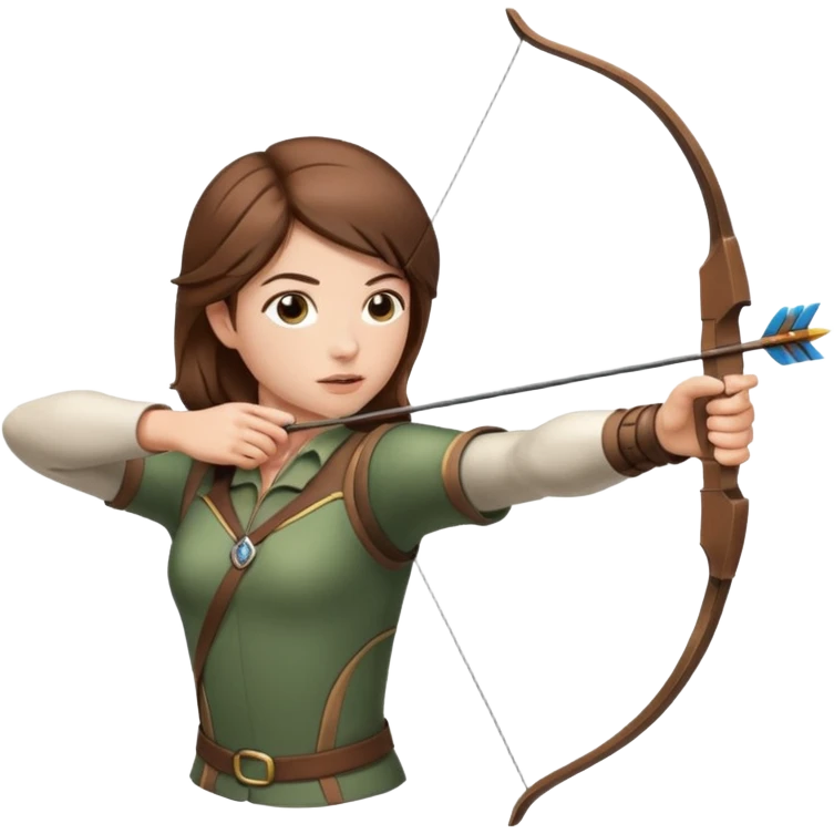 un archer  une cible emoji