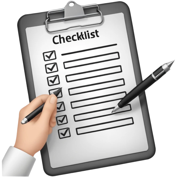 checklist / Clipboard emoji