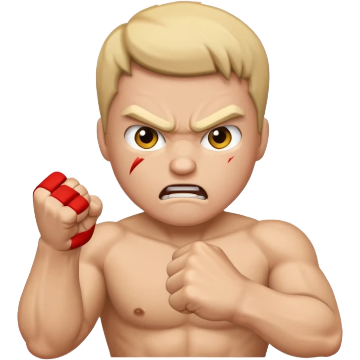 Emojis con el puño cerrado y molesto para pelear emoji