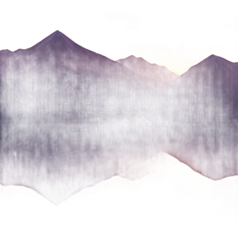 Mountain sunset emoji