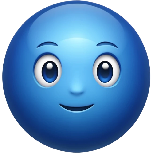 deep-blue sphere emoji