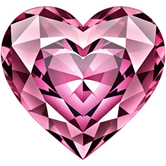 Pink heart diamond
 emoji