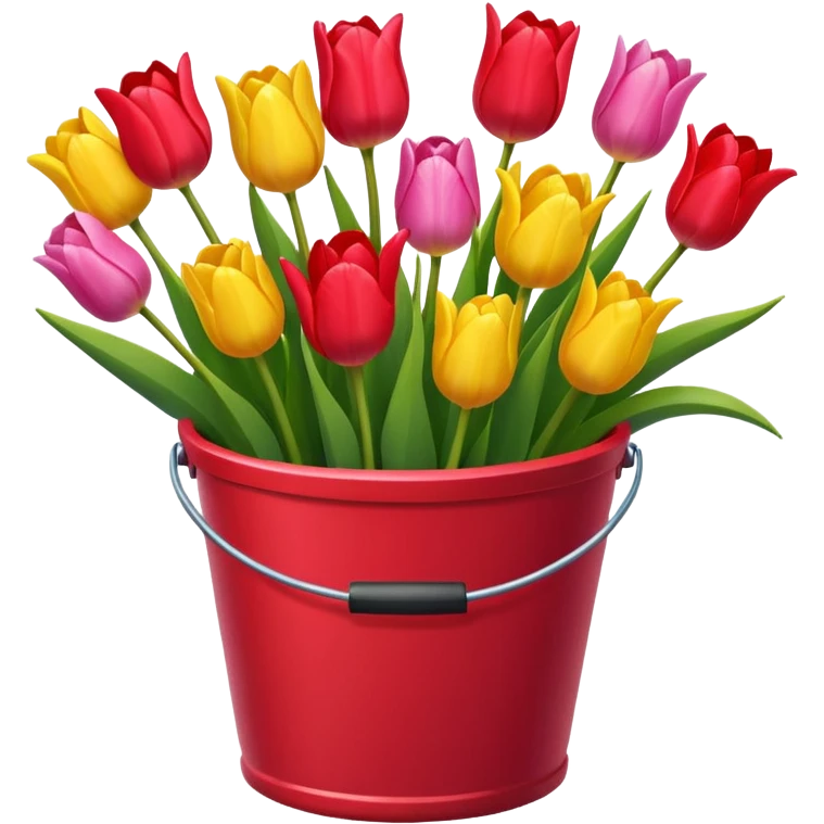 tulip bucket emoji