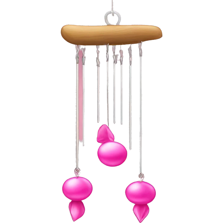 pink wind chime emoji