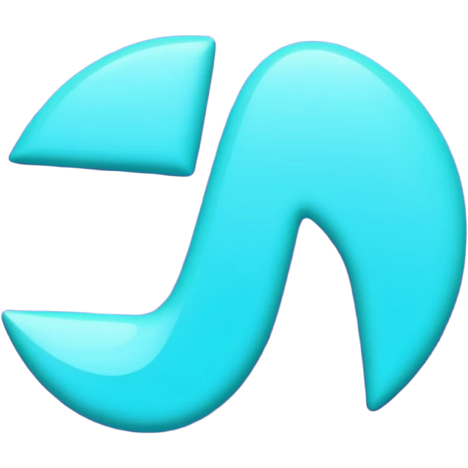 
purple and cian correct emoji