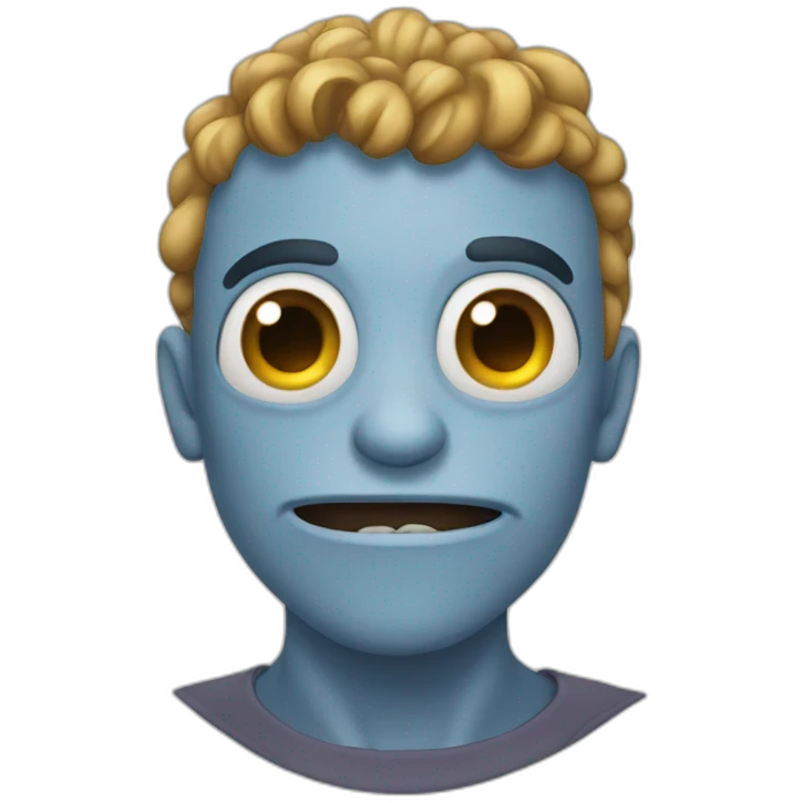 Monstruo enfadado emoji