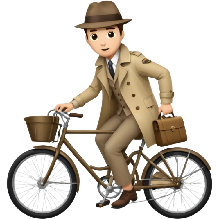 detective on bike emoji