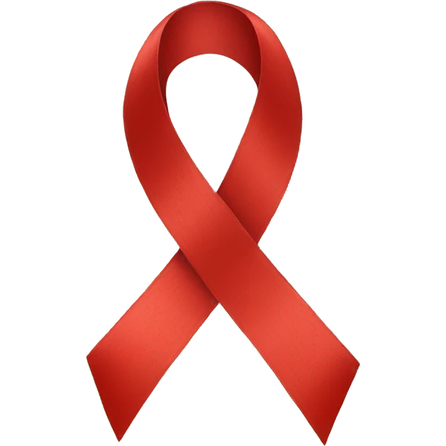 red ribbon emoji