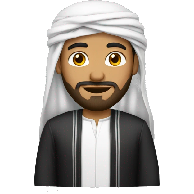 guy Arab clothes  emoji