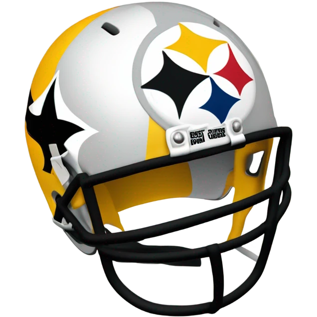 Steelers helmet with logo emoji