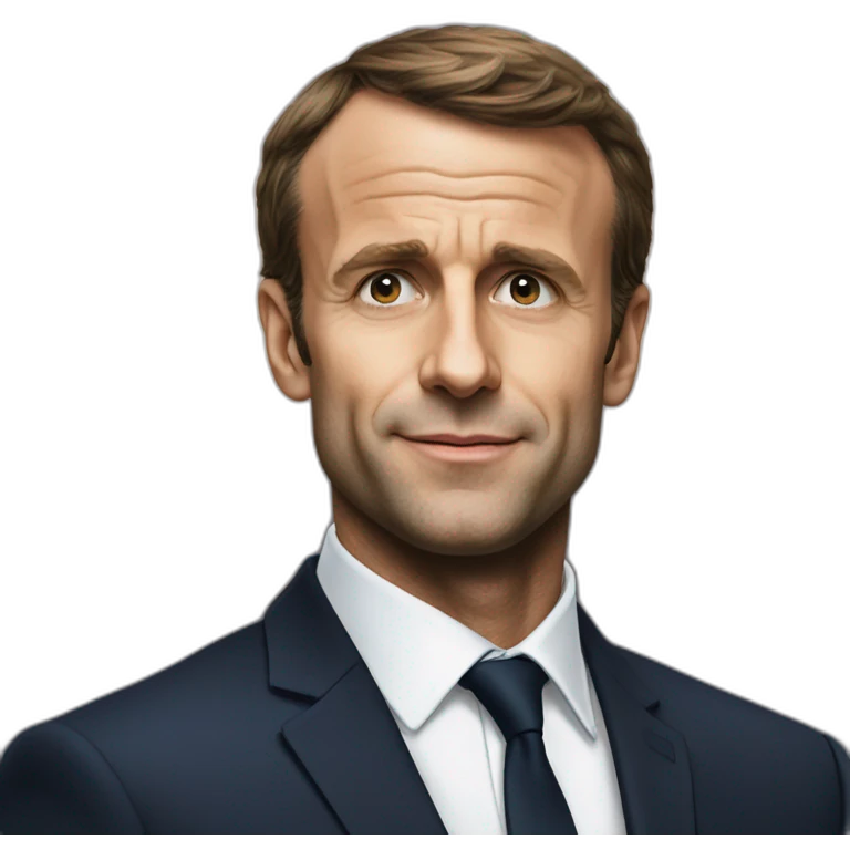 Macron en slip emoji