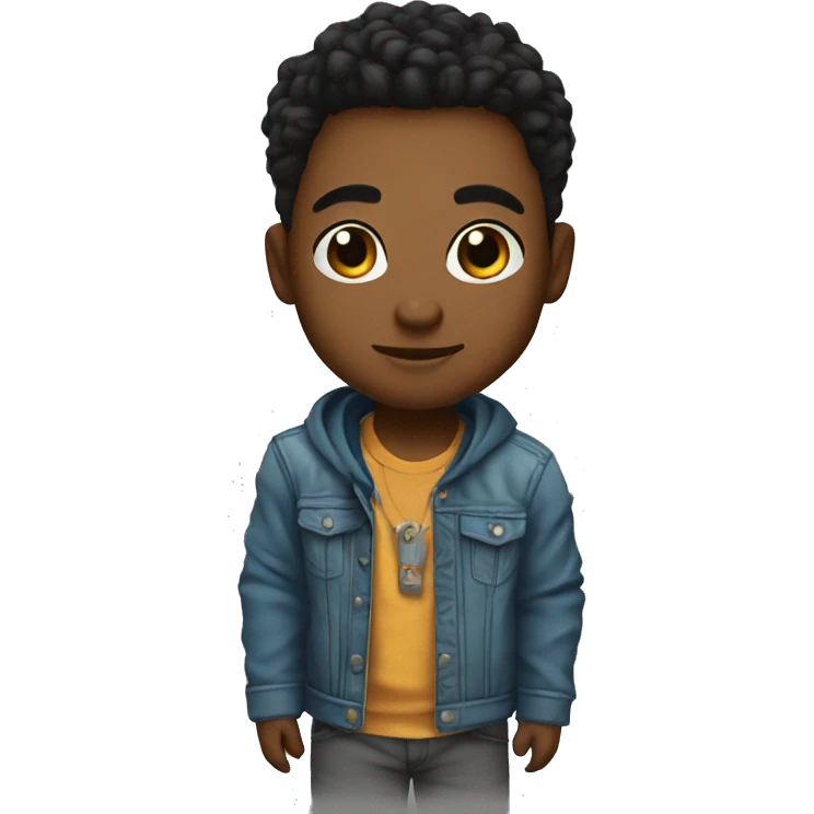Un emojie kanie west son chibi emoji