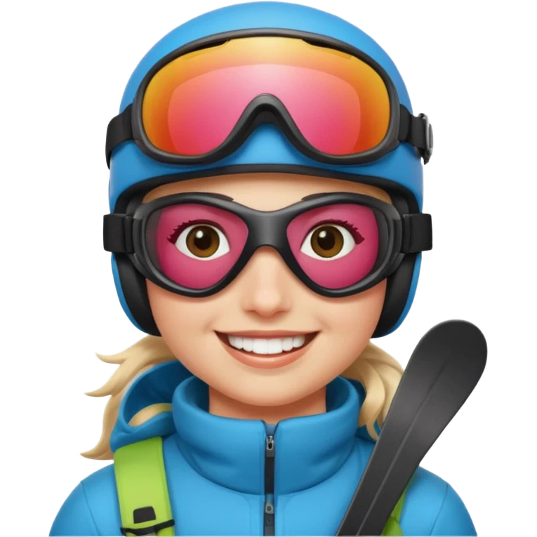 person with ski goggles emoji
