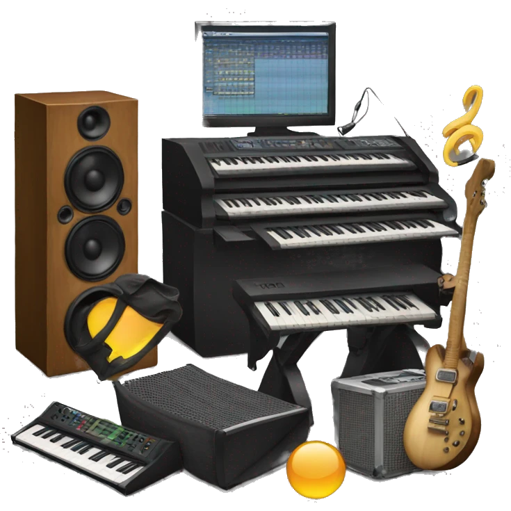 music studio emoji