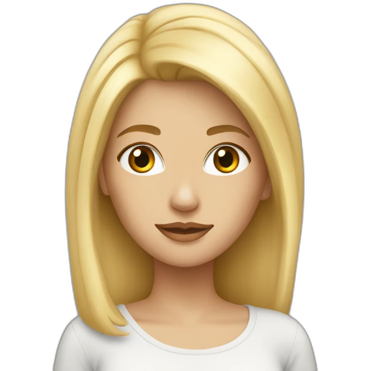 Une jolie blonde qui pète emoji