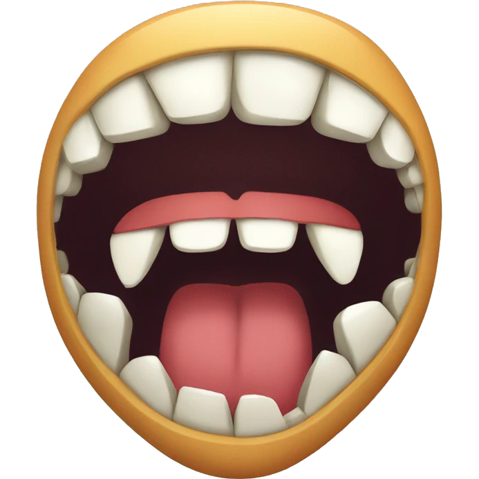 Sharp teeth emoji