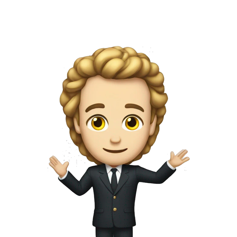Macron qui embrasse Brigitte emoji