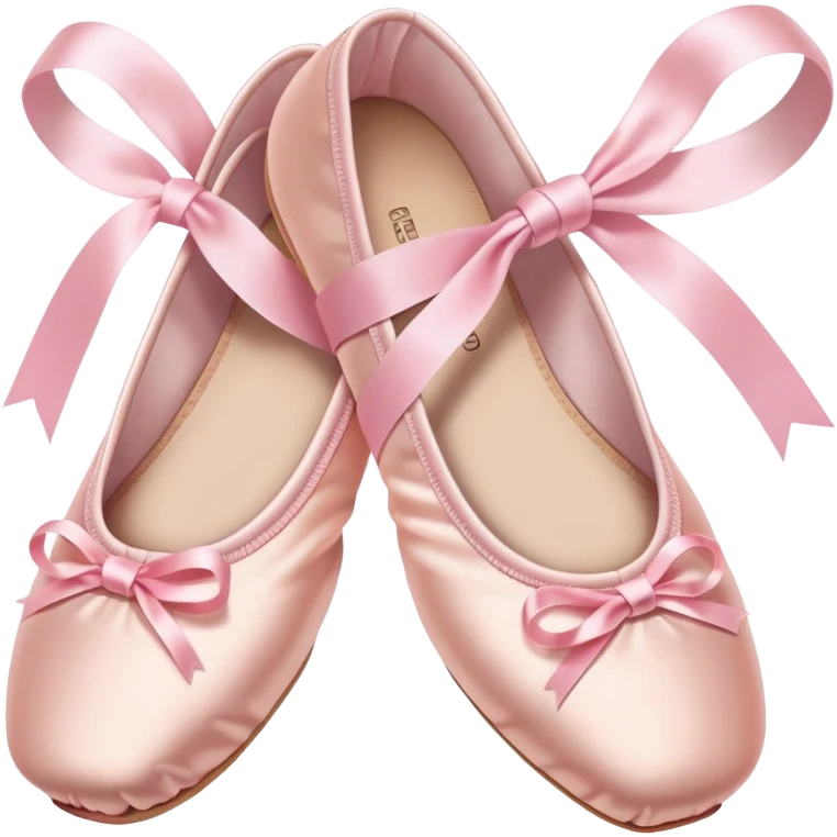 pastel pink ballet shoes emoji