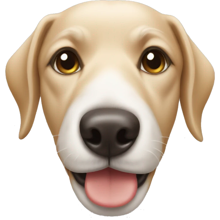 Danish sweedish farm dog face emoji