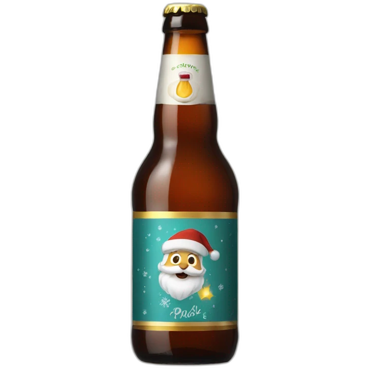 Santa claus beer emoji