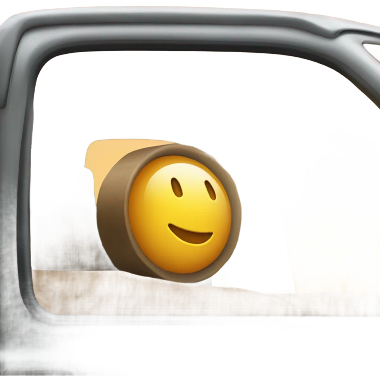 Sunrise through truck windshield  emoji