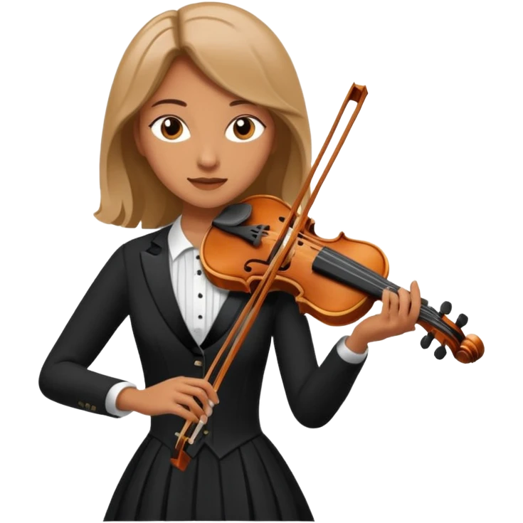 woman playing violin emoji