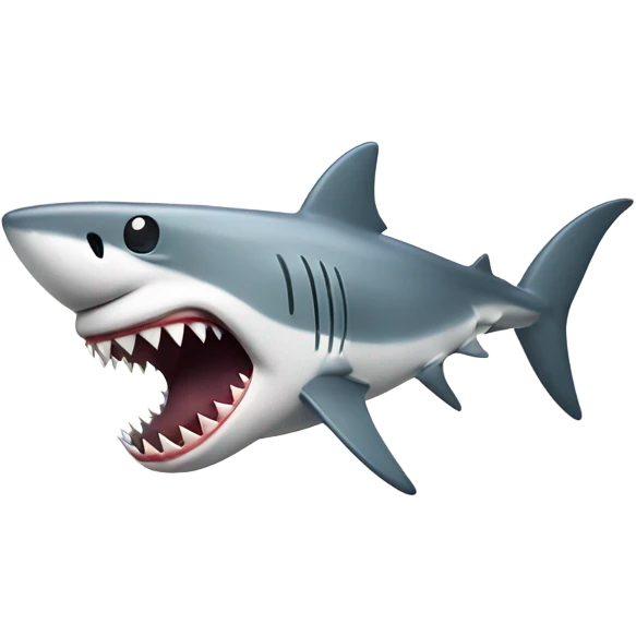 Shark biting weight emoji