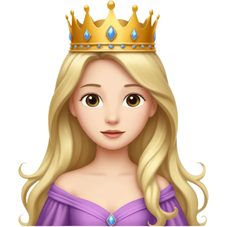 Princesa con corona emoji