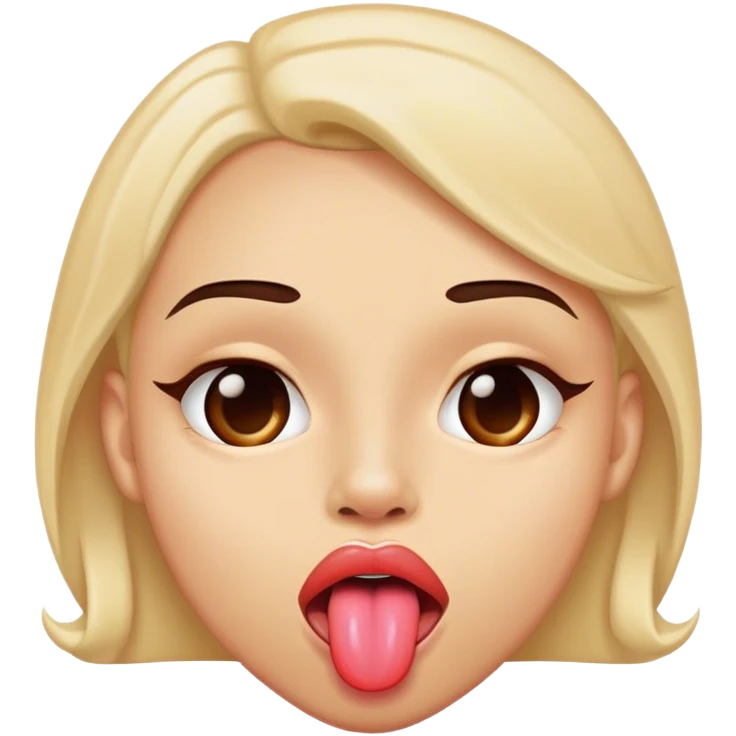 sexy tongue  emoji