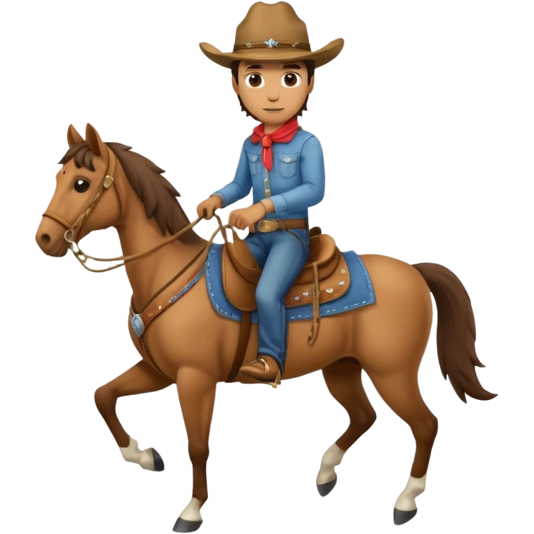 cowboy and horse emoji
