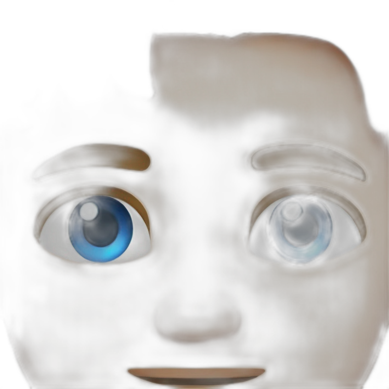 Leonardo DiCaprio with blue eyes emoji