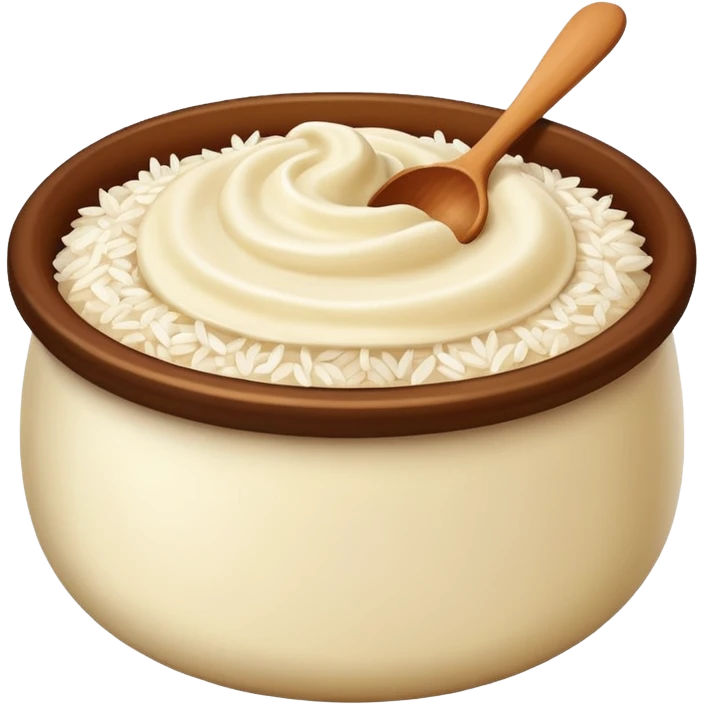 pot of rice cream nestum emoji