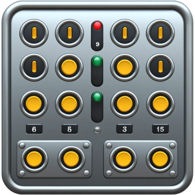 Generate realistic hydraulic control system for aircraft emoji
