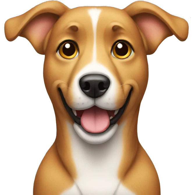 Dog with a beer emoji