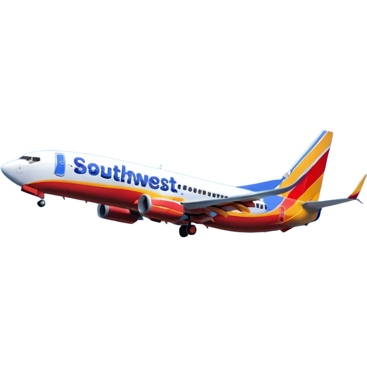 Southwest Airlines Boeing 737-800 (newer Heart One livery) emoji