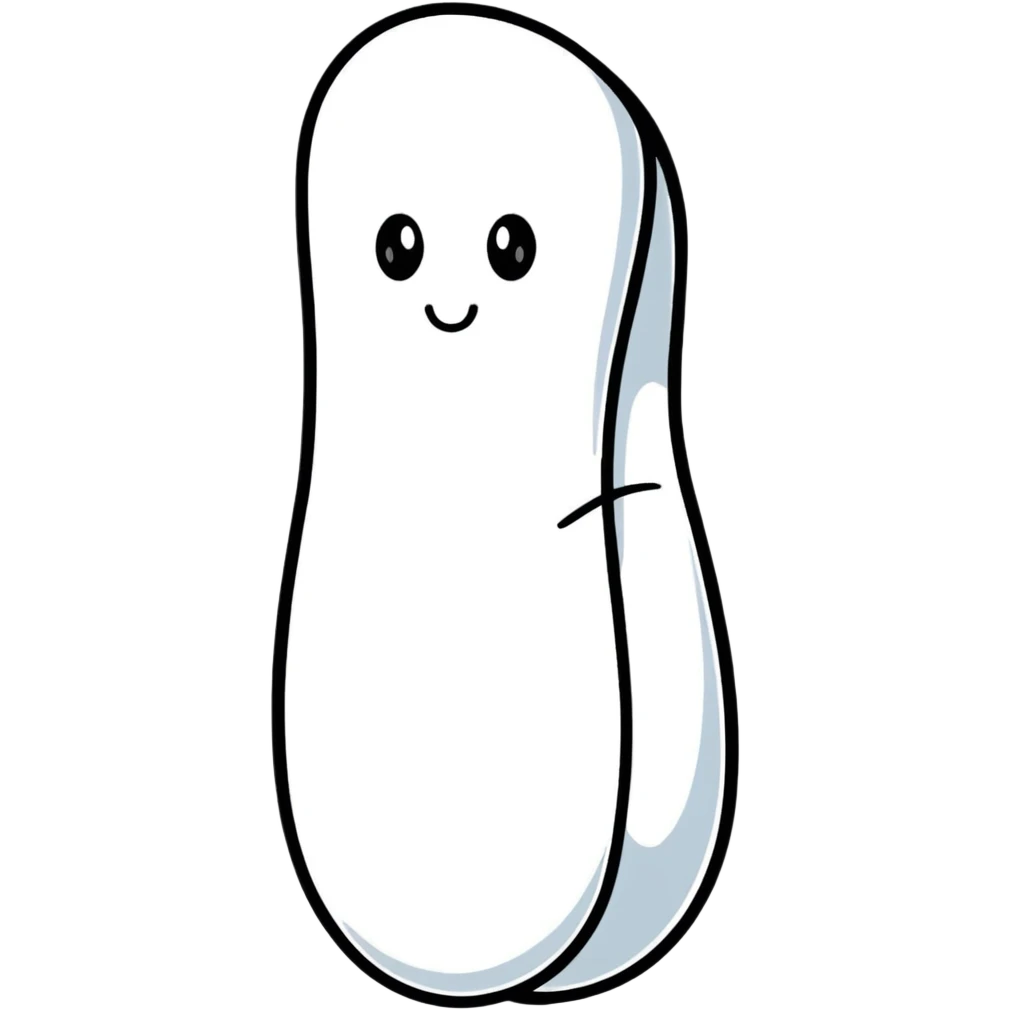 cartoonish sticker of a rubber penis emoji