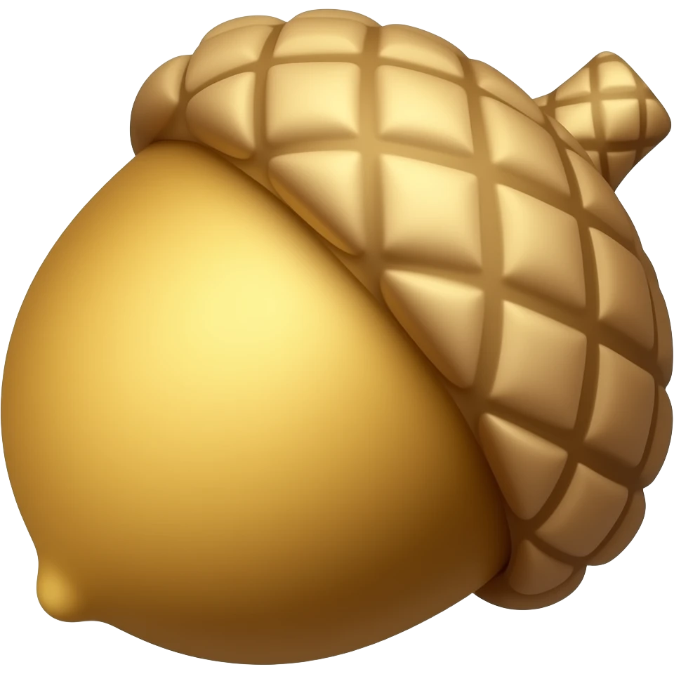 golden accorn emoji