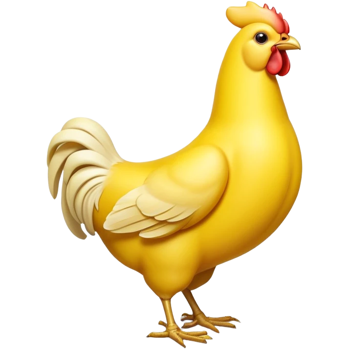 A chicken that’s a banana  emoji
